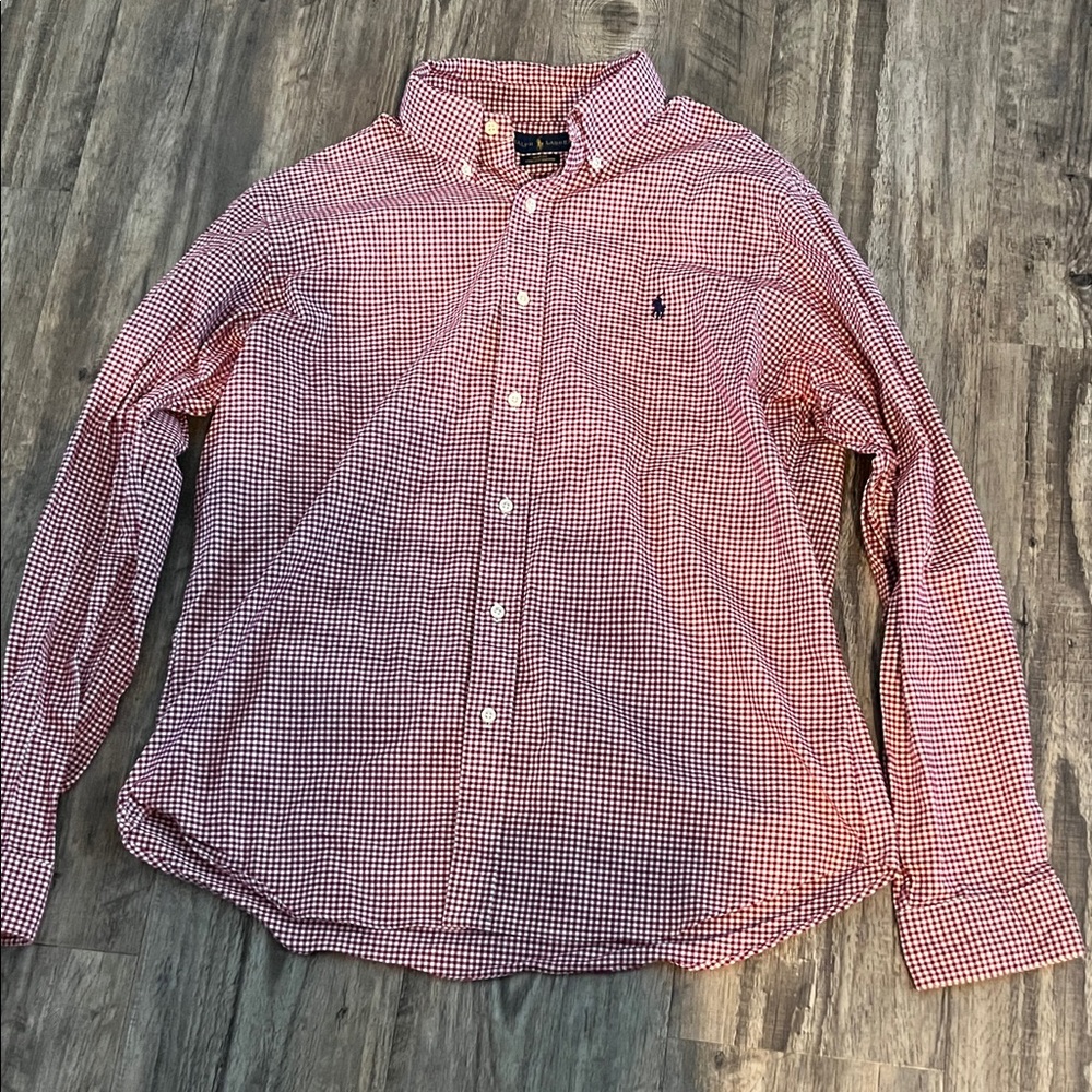 Polo Ralph Lauren Red Checkered Button Down Shirt